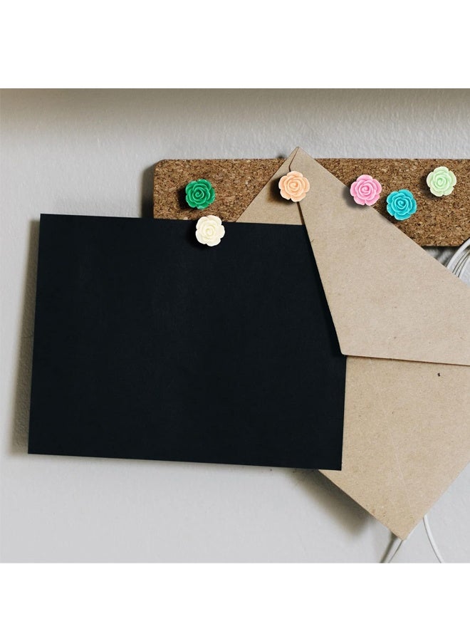 30 قطعة من دبابيس الدفع للوحة الفلين دبابيس الدفع الزخرفية مع حافظة، ودبابيس إبهام لطيفة ودبابيس دفع - Image 5