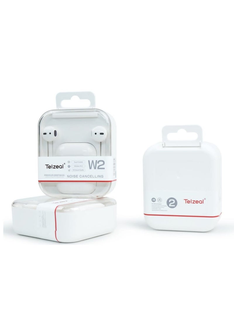 Telzeal W2 Premium Deep Bass Noise Cancelling Headphones Intelligent Wireless Audio