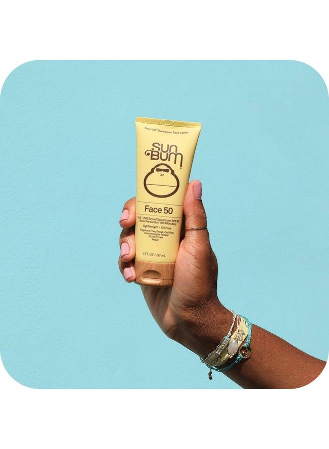 Sun Bum Sun Bum Original Spf 50 Sunscreen Face Lotion | Vegan And Reef Friendly (Octinoxate & Oxybenzone Free) Broad Spectrum Fragrance-Free Moisturizing Uva/Uvb Sunscreen With Vitamin E , Yellow , 3 Oz - Image 5