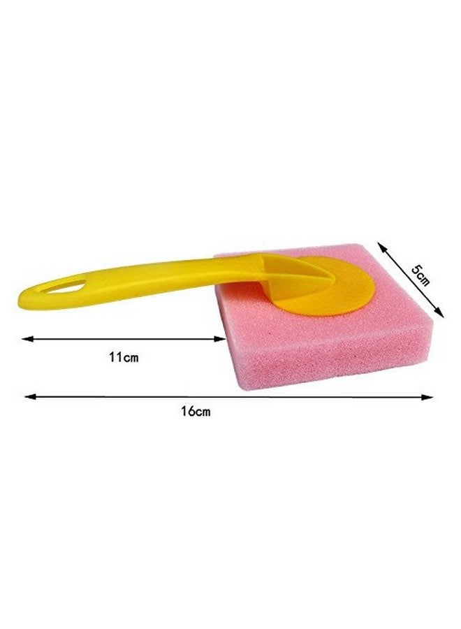 qiaoniuniu Kids Art & Craft 6 Pieces Of Fun Painting Drawing Tools For Kids Early Learning Kids Painting Set Sponge Brush For Water Watercolor Oil Gouache Acrylic Paint Art Supplier Creativity 6 Shapes/Set - Image 2