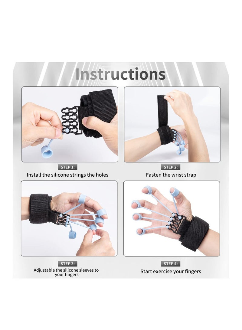 NIBEMINENT Adjustable Hand Grip Strengthener for Therapy or Rock Climbing - Image 5
