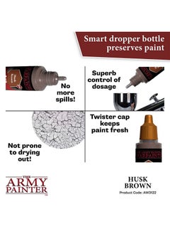 The Army Painter The Army Painter Warpaints Air - Non-Toxic Water Based Airbrush paint - acrylic paint and primer for Tabletop Roleplaying, Boardgames, and Wargames Miniature Model Painting (Husk Brown)  - Image 5