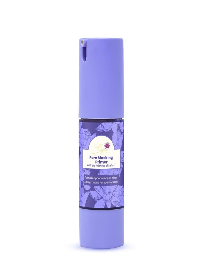 Saffr'n Pore Masking Primer with Saffron extract to Blur Facial Pores for makeup |30 g - Image 1