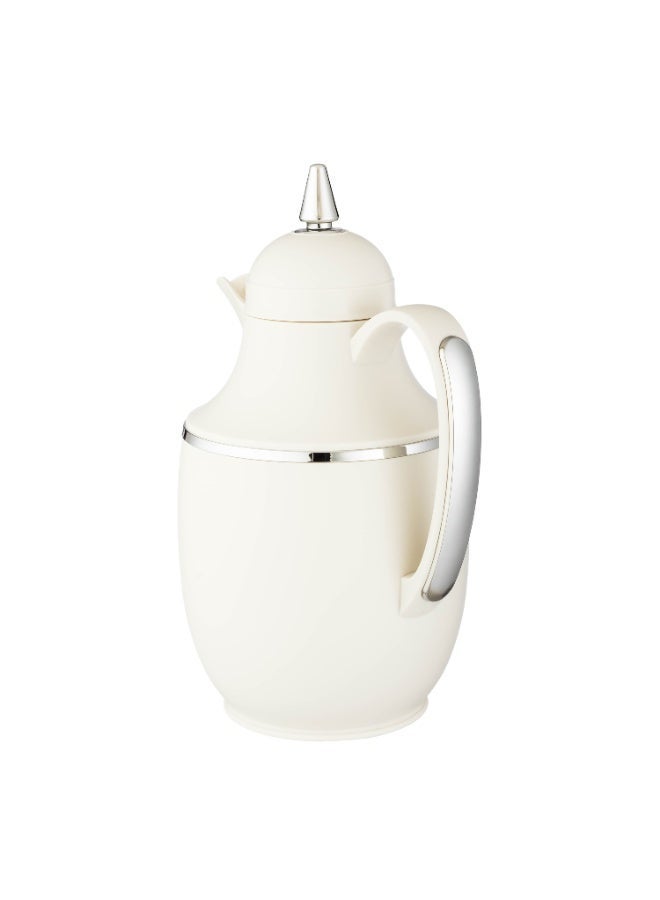 هوست ✨ ترمس ضيافة فاخر هوست HOST سعة 1 لتر – حافظ للحرارة والبرودة  بتصميم أنيق باللون العاجي ☕❄️🔥 - Image 4