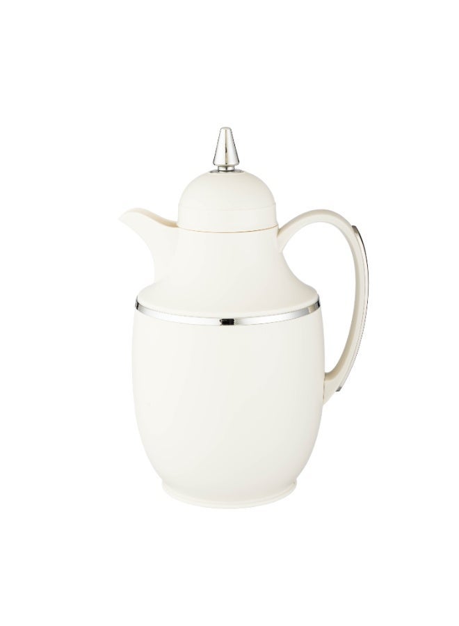 هوست ✨ ترمس ضيافة فاخر هوست HOST سعة 1 لتر – حافظ للحرارة والبرودة  بتصميم أنيق باللون العاجي ☕❄️🔥 - Image 2