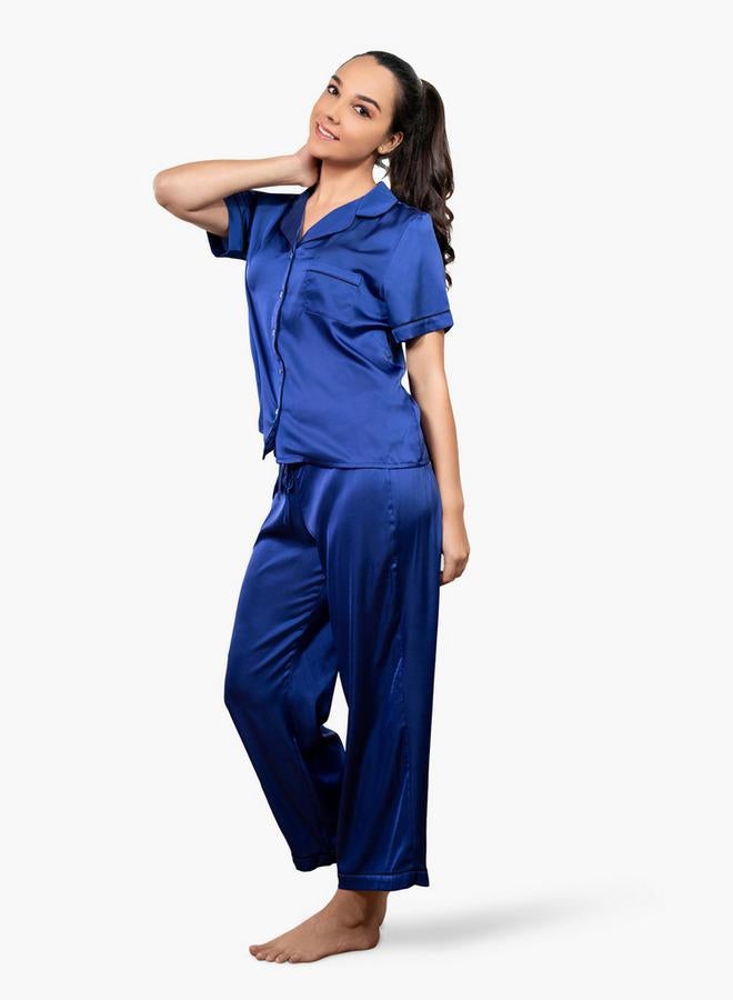 Aadaraya Collared Shirt and Pyjama Set - Image 2