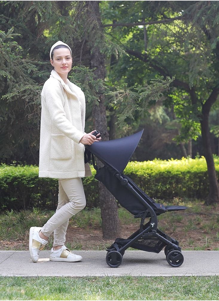 TEKNUM - Air - 1 Travel Stroller With Carry Backpack - Black - Image 1