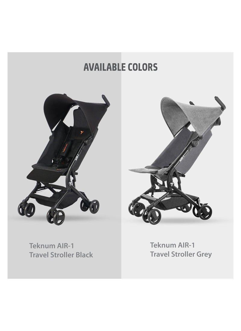 TEKNUM - Air - 1 Travel Stroller With Carry Backpack - Black - Image 1