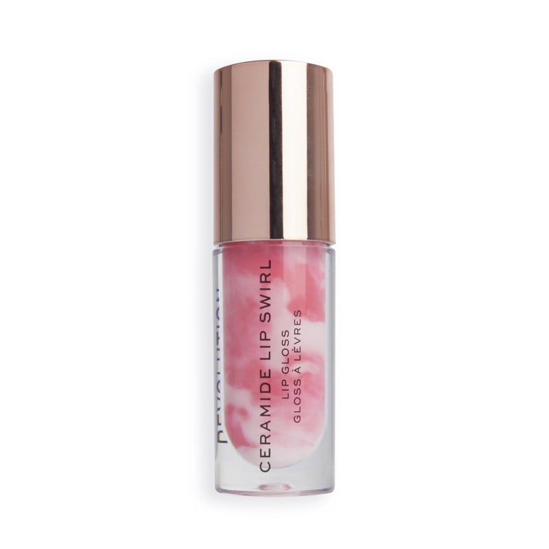 Revolution Lip Swirl Hydrating Ceramide Gloss – Sweet Soft Pink - Image 2