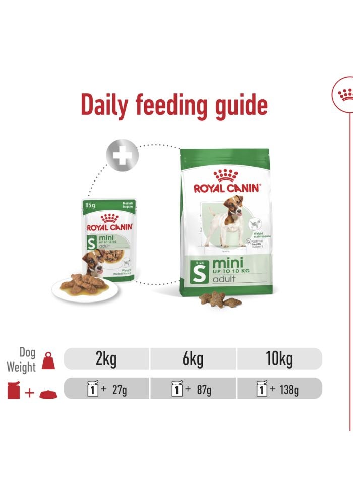ROYAL CANIN Size Health Nutrition Mini Adult (WET FOOD - Pouches) 12 x 85g - Image 4