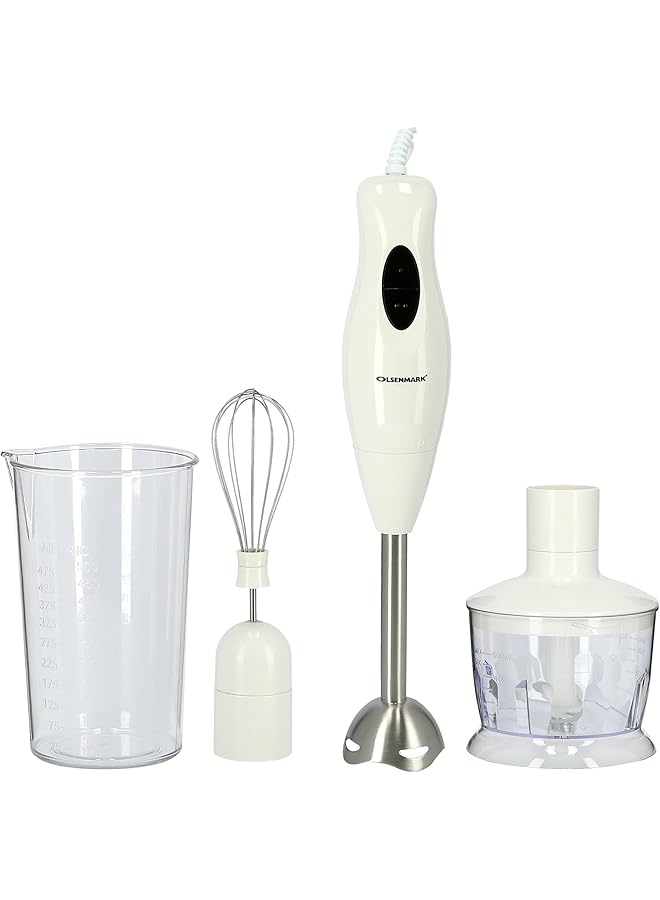 أولسنمارك خلاط 4 في 1 متعدد الوظائف بمحرك نحاسي قوي بقوة 250 وات Omhb2353 - Image 1