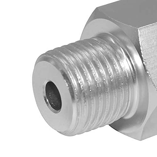 Joywayus Aluminum Oil Pressure Sensor Adapter Swap Male M16x1.5 to Female 1/4" NPT Thread Pipe Fittings - Image 5