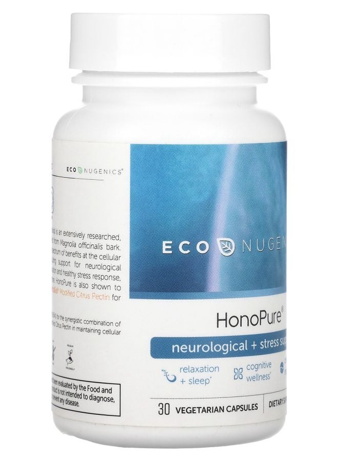 EcoNugenics HonoPure® 30 Vegetarian Capsules (250 mg per Capsule) - Image 2