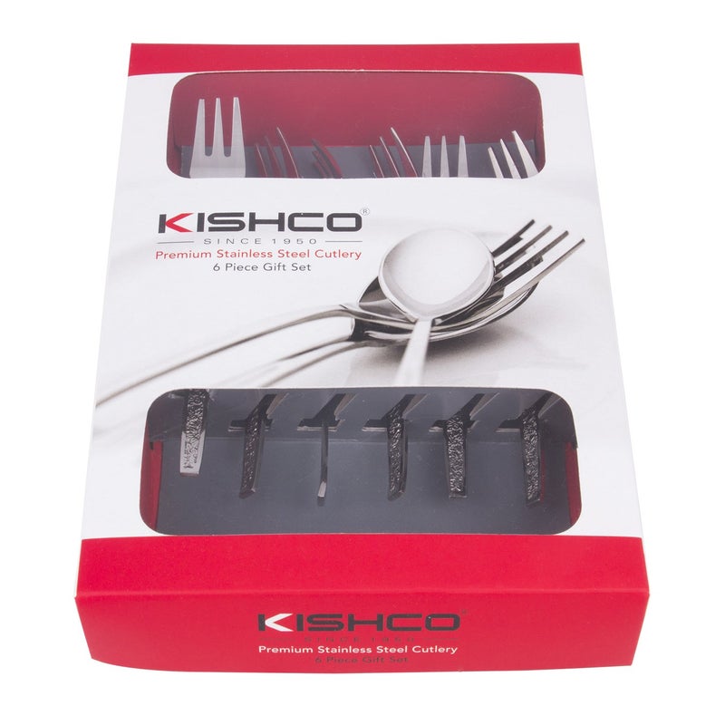 Kishco Parma Stainless Steel FruitShrimp Fork Pack of 6 - Image 2