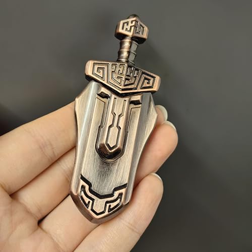 T-Conceal TConceal Bronze EDC Sword Decompression Toys Fidget Sliders Fidget Toys Stress Relief Adults Magnetic Metal Toys - Image 1