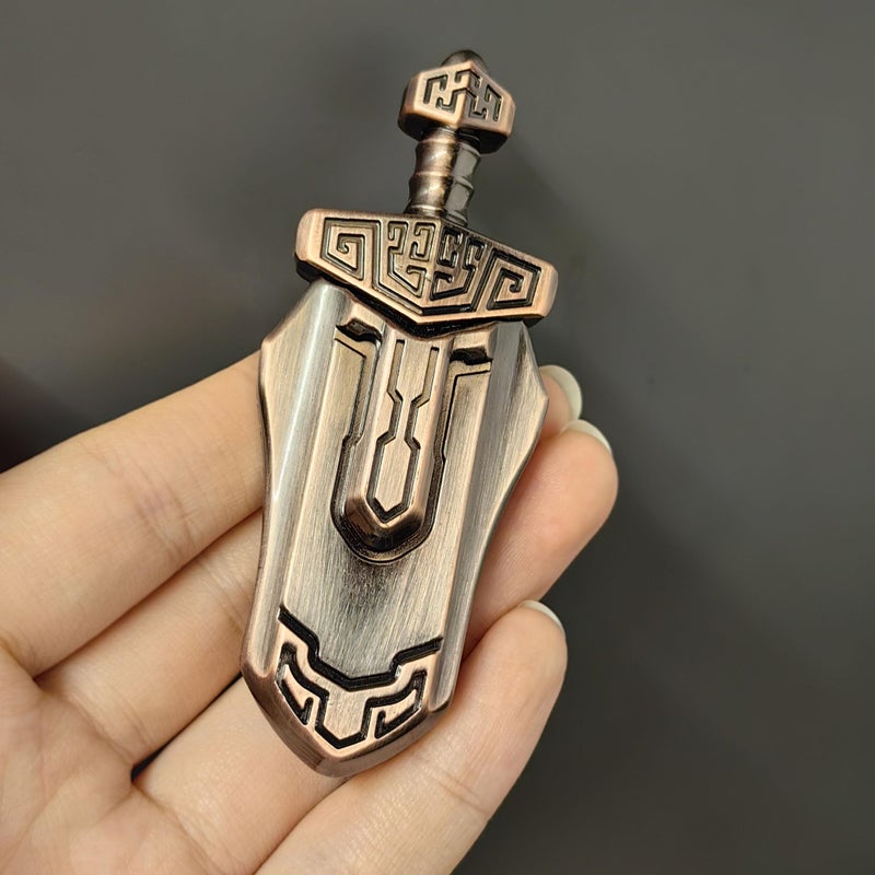 T-Conceal TConceal Bronze EDC Sword Decompression Toys Fidget Sliders Fidget Toys Stress Relief Adults Magnetic Metal Toys - Image 3