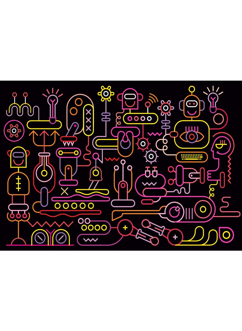 KS Games 1000 Piece Robot Workshop Puzzle  - Image 2