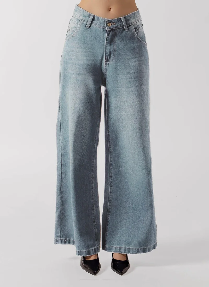 Shapes LADIES JEANS WIDE LEG