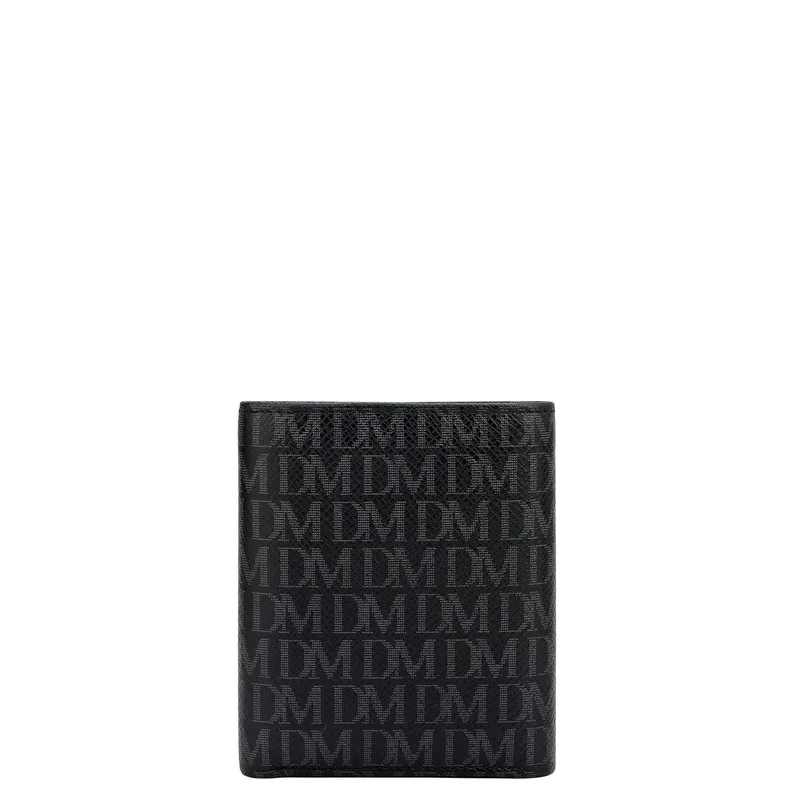 Da Milano black Black Bifold Leather Mens Wallet for Men | Best Price UAE