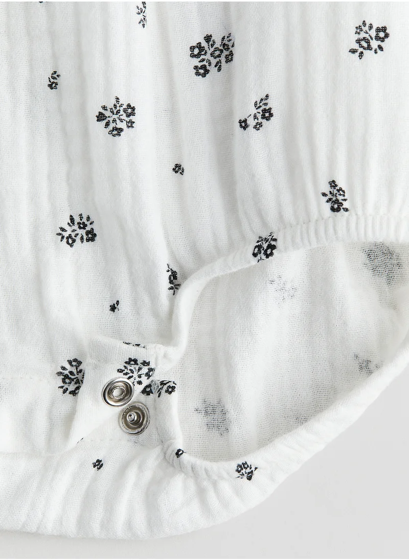 اتش اند ام Kids Ruched Printed Romper Suit