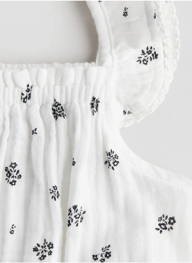 اتش اند ام Kids Ruched Printed Romper Suit