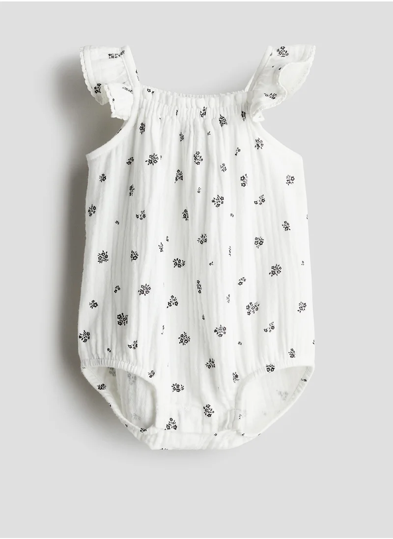 اتش اند ام Kids Ruched Printed Romper Suit