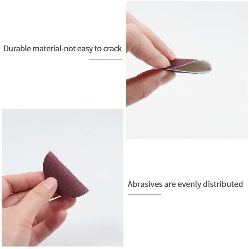 SPEEDWOX 100pc 2 inch Sanding Discs Hook and Loop Sandpaper 240 Grit Sander Disc Sanding for Sanders Drill Grinder Rotary Tool Attachment Woodworking Wood Auto, No Hole - Image 3