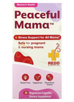 REDD REMEDIES Peaceful Mama 30 Vegetarian Capsules 