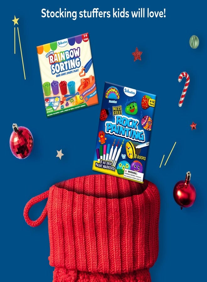 Skillmatics Silicone Rainbow Sorting Game - Learning & Educational Toy, Christmas Fun, Sorting, Counting & Sequencing Skills, Gifts for Toddlers & Preschoolers Ages 3, 4, 5, 6 - Image 3