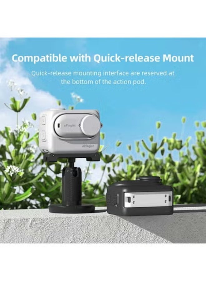 aMagisn حافظة حماية من السيليكون الفاخر من aMagisn لجهاز Insta360 GO3S وGO3 - ملحق حماية أساسي لكاميرات Insta360 Action. - Image 5