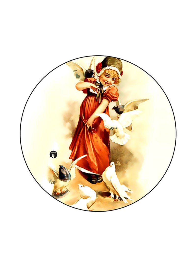 RKN Vintage Art Mouse Pad Beige