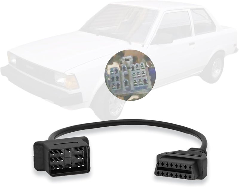 AMHTDOL OBD Adapter for Toyota 17 Pin to 16 Pin OBD2 - Image 1