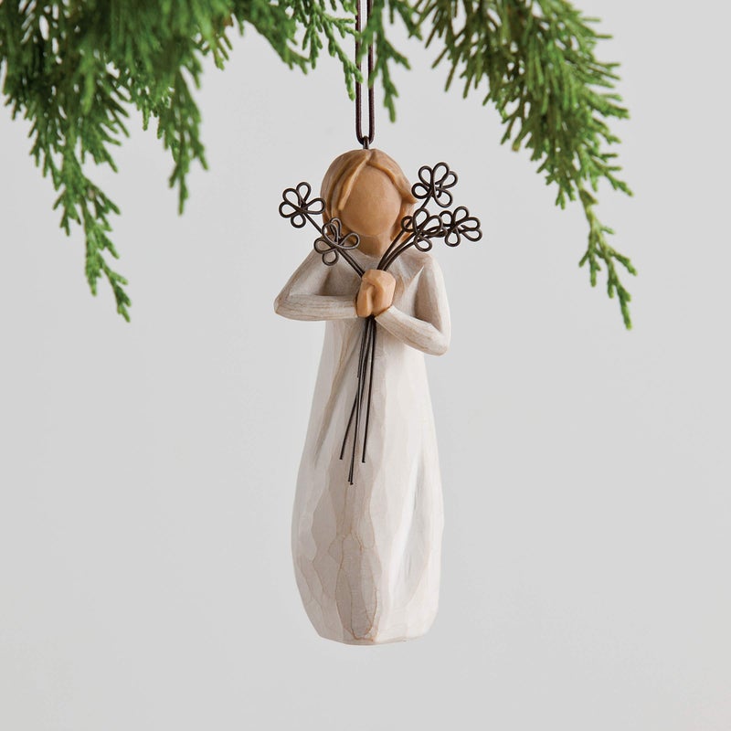 Willow Tree Friendship Ornament, Sculpted Hand-Painted Figure - Image 2