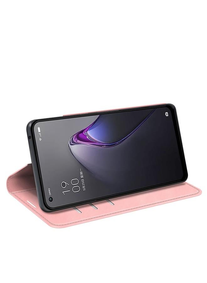 اس-توب جراب هاتف OPPO Reno8 من الجلد المغناطيسي القابل للسحب - Image 5