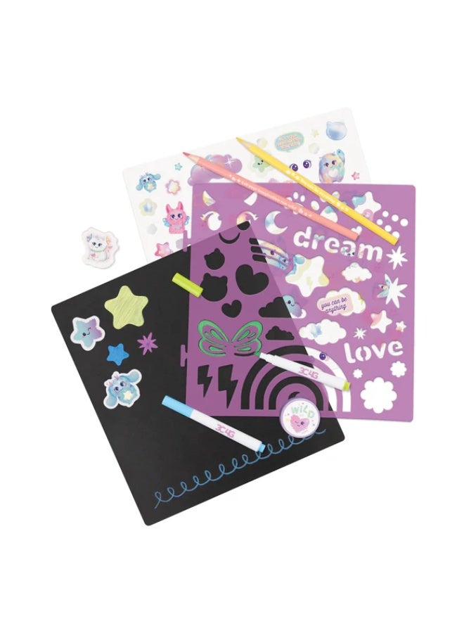 Make It Real Imagination Land Travel Chalkboard Art Set - Image 3