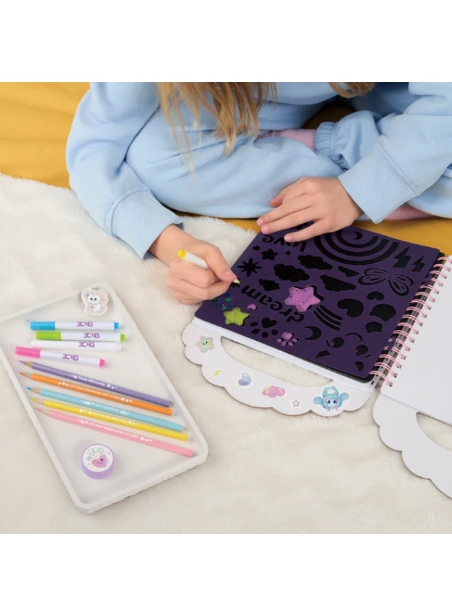 Make It Real Imagination Land Travel Chalkboard Art Set - Image 5