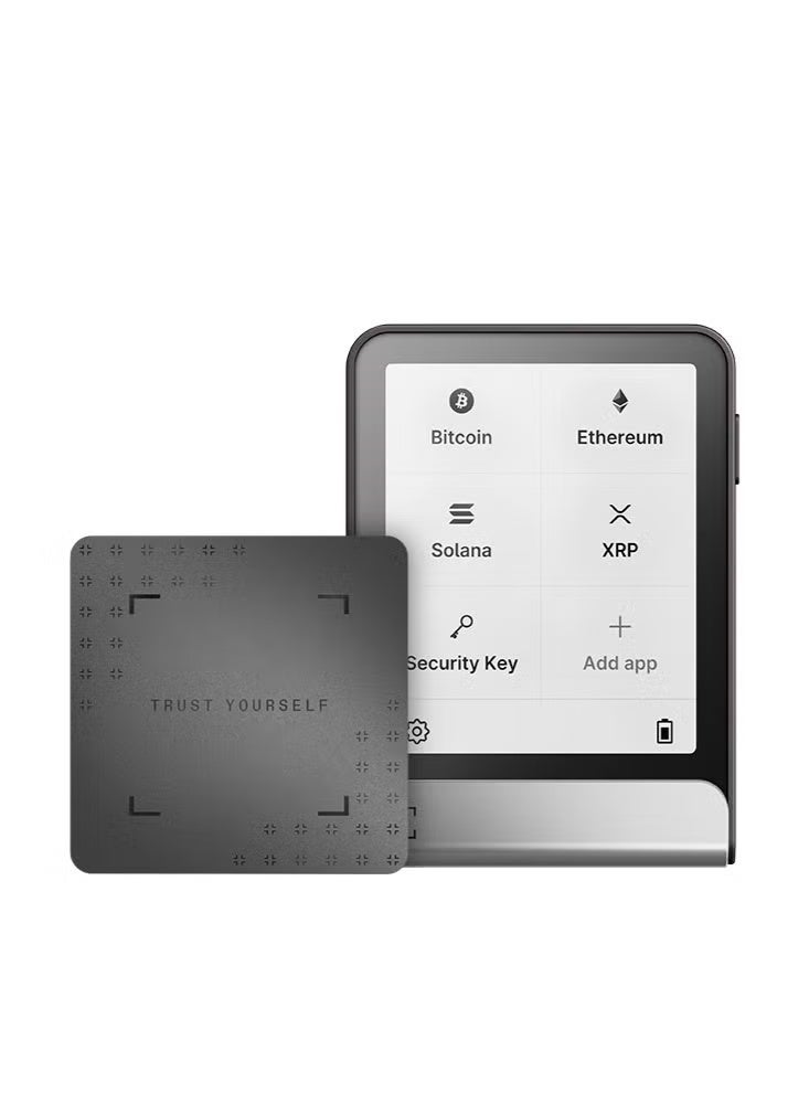 ليدجر محفظة فليكس للأجهزة (Hardware Wallet) | مكافأة بيتكوين بقيمة 70 دولارًا من ليدجر | شاشة لمس 2.84 بوصة + مفتاح استرداد، أمان متقدم للبيتكوين، أكثر محفظة عملات رقمية أمانًا في العالم، اتصال بلوتوث، متوافقة مع iOS وAndroid – لون أزرق نبتون - Image 5