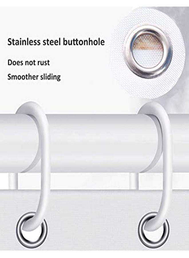 fashionhome Beautiful Waterproof Deer Printed Shower Curtain for Bathroom Decorative Shower Liner 100x180 cm - Image 3