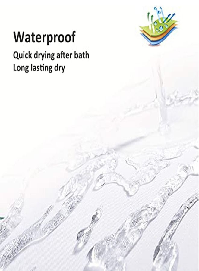 fashionhome Beautiful Waterproof Deer Printed Shower Curtain for Bathroom Decorative Shower Liner 100x180 cm - Image 5