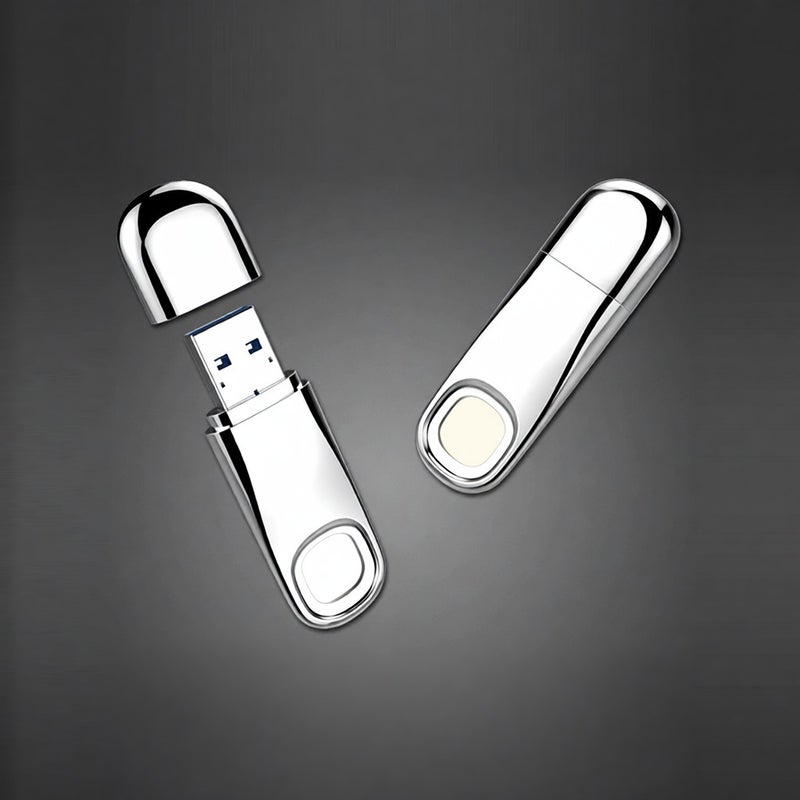 ياجيت FU60 ذاكرة فلاش USB بسعة 64 جيجابايت ووصف USB3.0 ومصممة من معادن بتشفير بصمة الإصبع - محرك فلاش USB عالي السرعة مع التعرف الدقيق وإدارة الخصوصية - Image 4