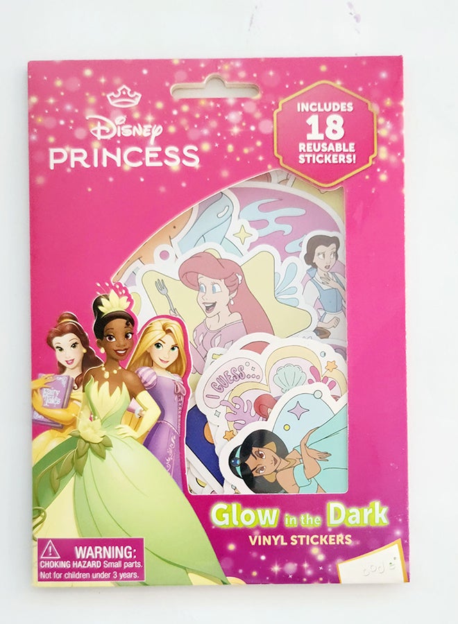 Disney Princess Glow in the Dark Stickers - Image 1