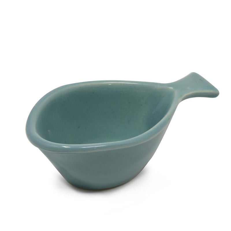 The Himalayan Goods Company The Himalayan Goods Company Set Pack of Stackable Chip and Dip Sauce Gravy Boats Sea Green  - Image 2