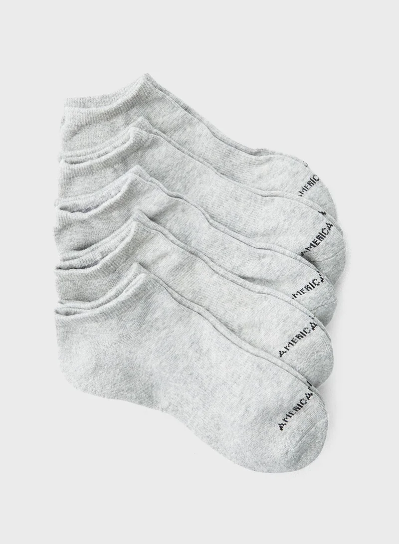 American Eagle 5 Pack Low Cut Socks