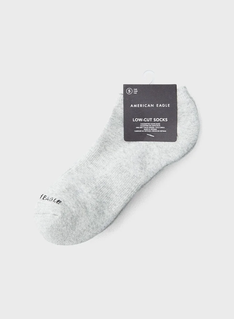American Eagle 5 Pack Low Cut Socks