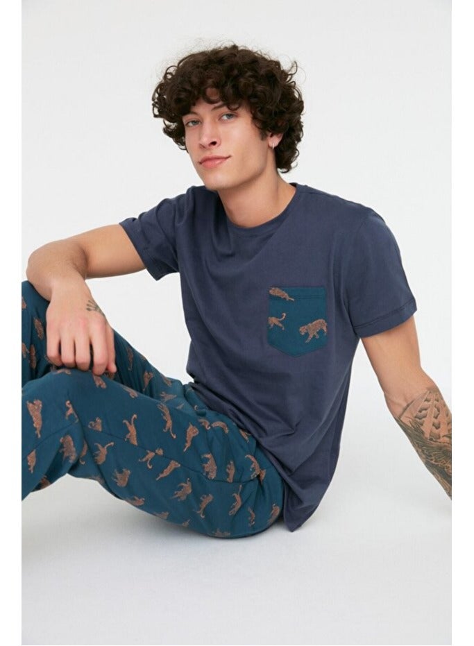 trendyol Man Sleepwear Navy - Image 3
