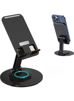 Hiqonic Table Top Tablet and Phone Holder Stand 360 Degree Mechanical Rotation  - Image 2