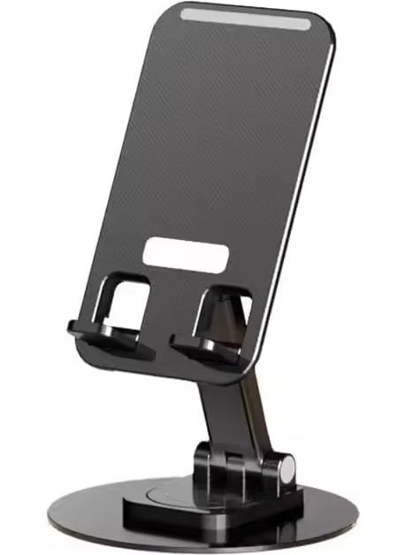 Hiqonic - Table Top Tablet and Phone Holder Stand 360 Degree Mechanical Rotation - Image 1