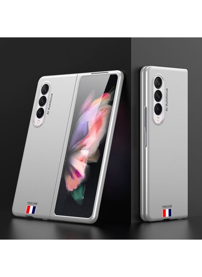 Generic Case Cover For Samsung Galaxy Z Fold 3 5G Ultra-thin Full Coverage Painted Protective Case Limited Edition White Label 