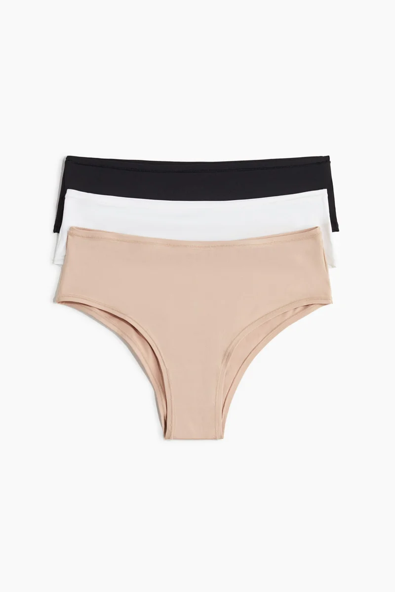 اتش اند ام 3-pack microfibre hipster briefs