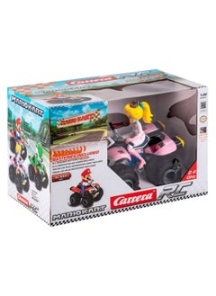 Carrera Carrera RC Nintendo Mario Kart 8 Peach Quad | Remote-Controlled Car for Indoor & Outdoor | Mini Mario Kart RC with Controller | Fun Toy for Kids & Adults  - Image 1